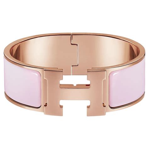 hermes clic h rose dragee|Clic Clac H bracelet .